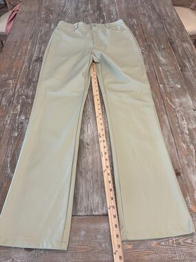 WeWoreWhat Light Sage High-Rise Trousers